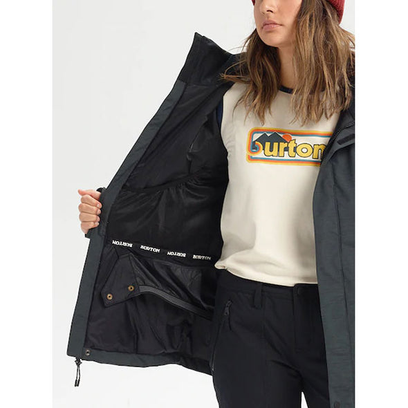 Burton 2021 Women's Jet Set Jacket True Black Heather