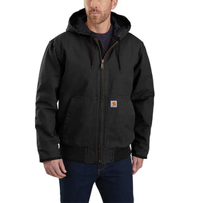 Carhartt Washed Duck Insulated Active Jacket - Black