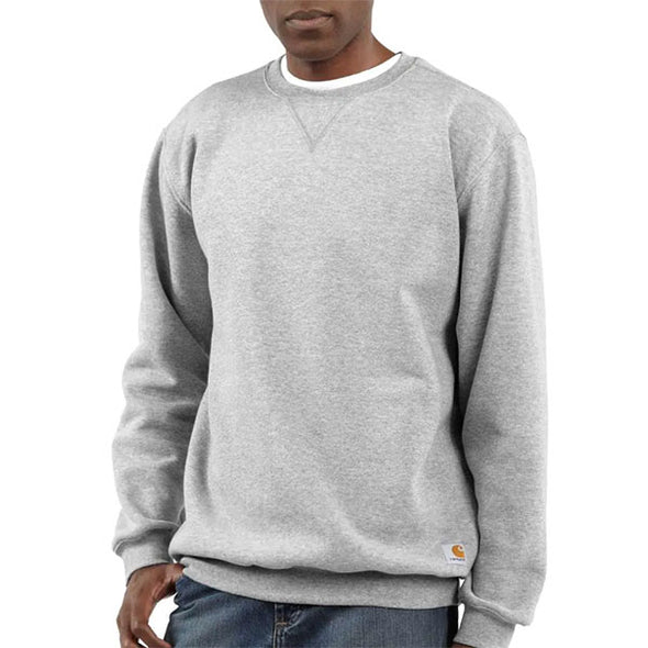 Carhartt Midweight Crewneck Sweatshirt Heather Grey - Xtreme Boardshop (XBUSA.COM)
