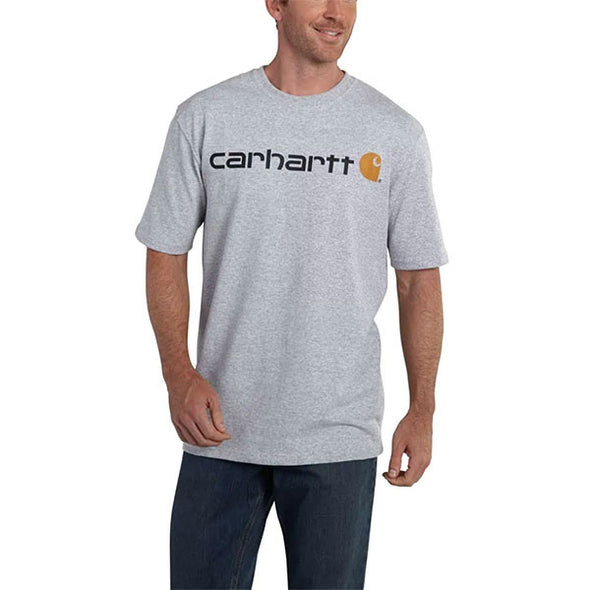 Carhartt Signature Logo Heather Gray - Xtreme Boardshop (XBUSA.COM)
