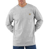 Carhartt Workwear Pocket L/S Heather Gray - K126-HGY - Xtreme Boardshop (XBUSA.COM)