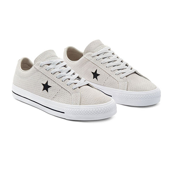 Converse One Star Pro Perforated Suede Low Top (170072C) Pale Putty/White/White