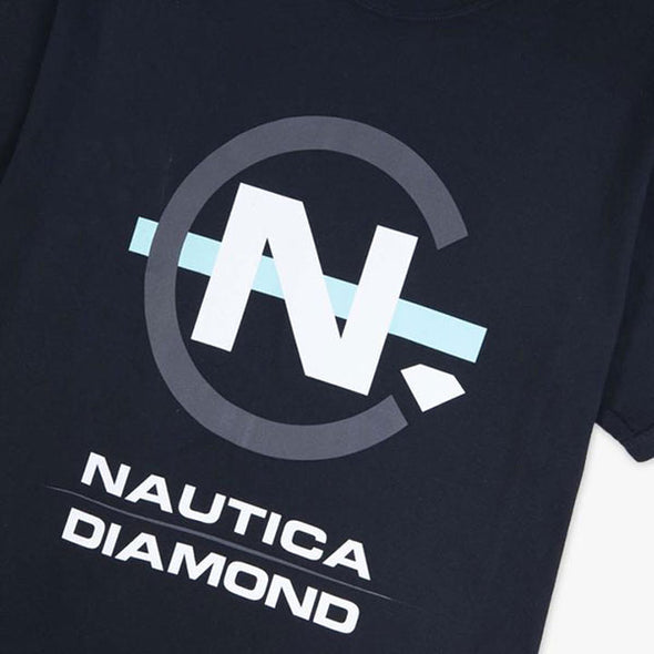 Diamond x Nautica Clocked Tee Black