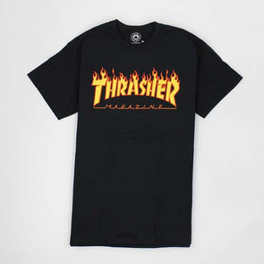 Thrasher Flame Black - Xtreme Boardshop (XBUSA.COM)