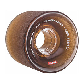 Globe Conical Cruiser Wheel Clear Coffee 62mm