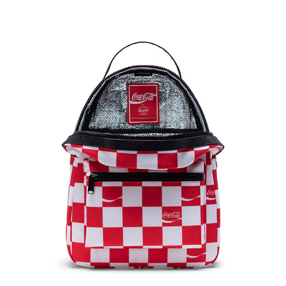 Herschel Supply Co. x Coca-Cola Nova Backpack Mid-Volume Red/White Checkerboard - Xtreme Boardshop (XBUSA.COM)