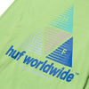HUF Prism Logo Sportif Long Sleeve T-Shirt Lime