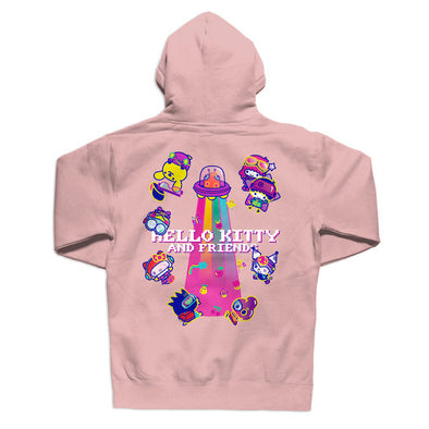Girl X Sanrio Kawaii Arcade Friends Hoodie Dusty Pink