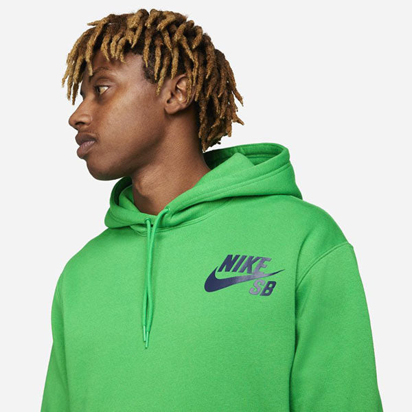 Nike SB Icon Hoodie Lucky Green/Midnight Navy – Boardshop
