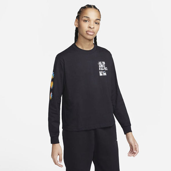 Nike SB Women's Be True LS Tee Black