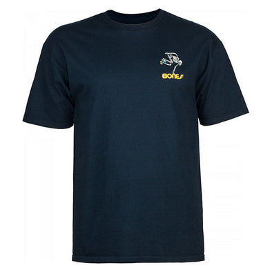 Powell Peralta Skateboarding Skeleton T-shirt Navy