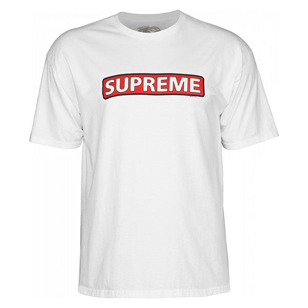 Powell Peralta Supreme T-shirt White – Xtreme Boardshop ()