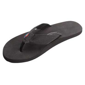 Rainbow Sandals The Cloud Single Layer Soft Top with Arch Support and Polyester Strap Black (Men) - Xtreme Boardshop (XBUSA.COM)