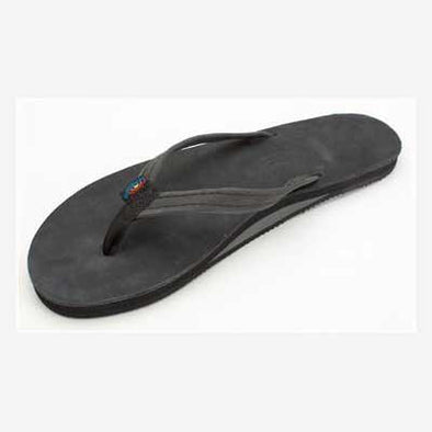 Rainbow Sandals Leather Single Narrow Black (Women) - Xtreme Boardshop (XBUSA.COM)