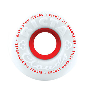 Ricta Wheels Clouds Red 86a 53mm