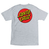 Santa Cruz Classic Dot T-Shirt Athletic Heather