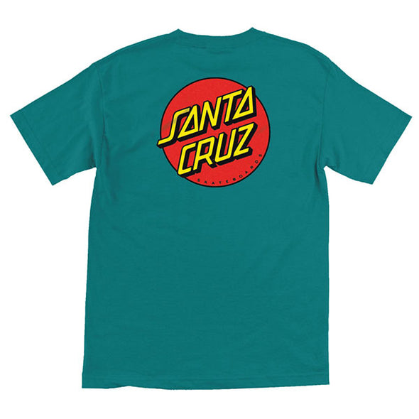 Santa Cruz Classic Dot T-Shirt Teal