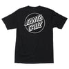 Santa Cruz Opus Dot T-Shirt Black/White