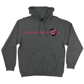 Santa Cruz Other Dot Pullover Hoodie Charcoal Heather/Pink/Green