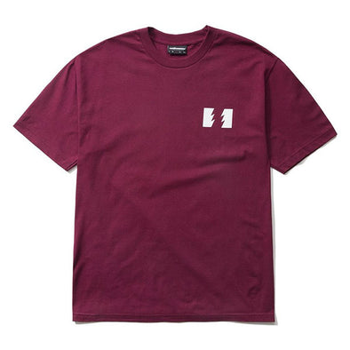 The Hundreds Wildfire T-Shirt Burgundy - Xtreme Boardshop (XBUSA.COM)
