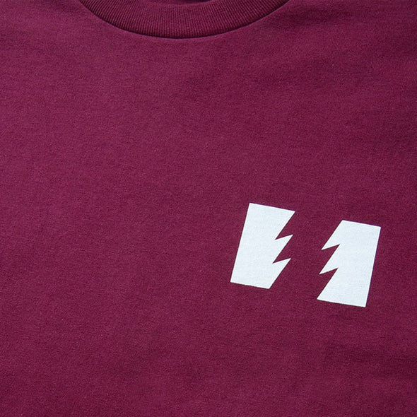 The Hundreds Wildfire T-Shirt Burgundy - Xtreme Boardshop (XBUSA.COM)