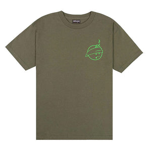 The Hundreds Simple Badam T-Shirt Military Green