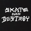 Thrasher Skate And Destroy Hood Black